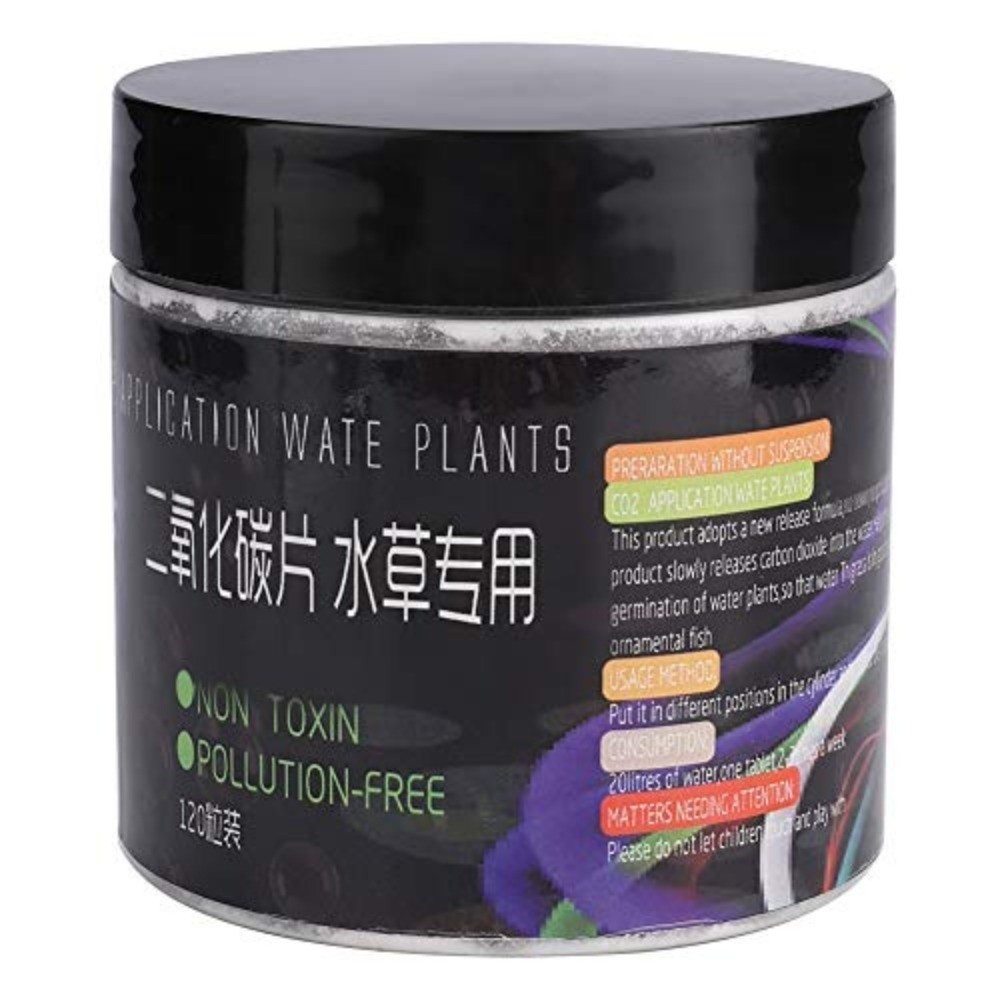 Aquarium Plant Nutrients - 120 قرصًا من أقراص ثاني أكسيد
