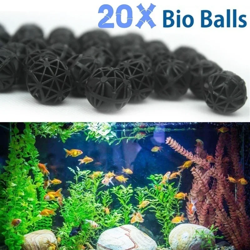 Planted Aquarium Media - 20 قطعة 16 مللي متر فلتر