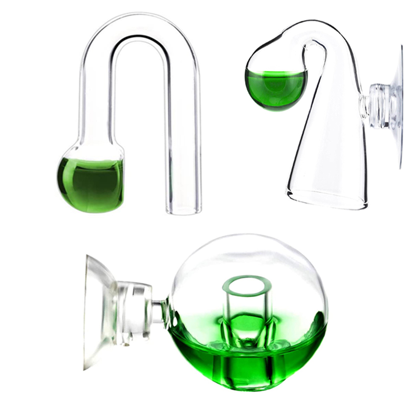 Planted Aquarium Supplies - زجاج منتشر CO2 قطرة مدقق حوض