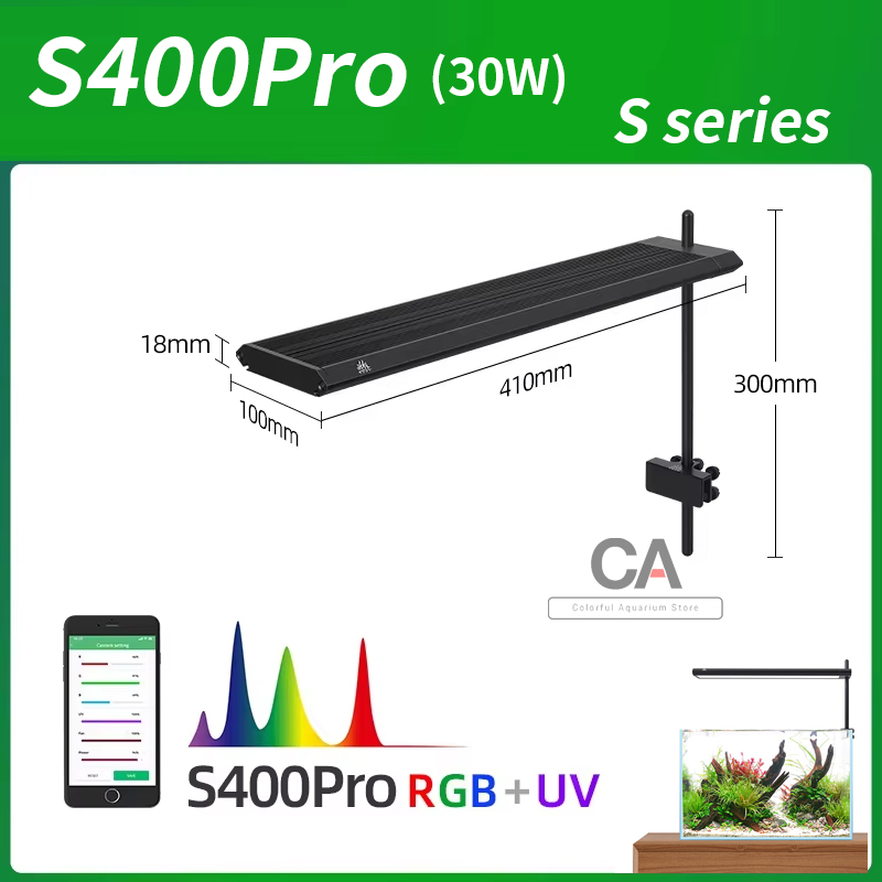 إضاءة حوض السمك WEEK AQUA سلسل - مراجعة Aquarium Plant Display وسعره