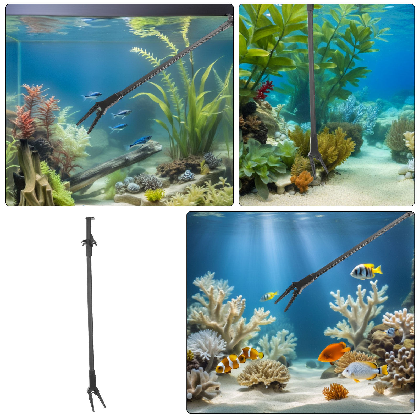 3 قطع من ملاقط نباتات الأكواري - مراجعة Planted Aquarium Tips وسعره