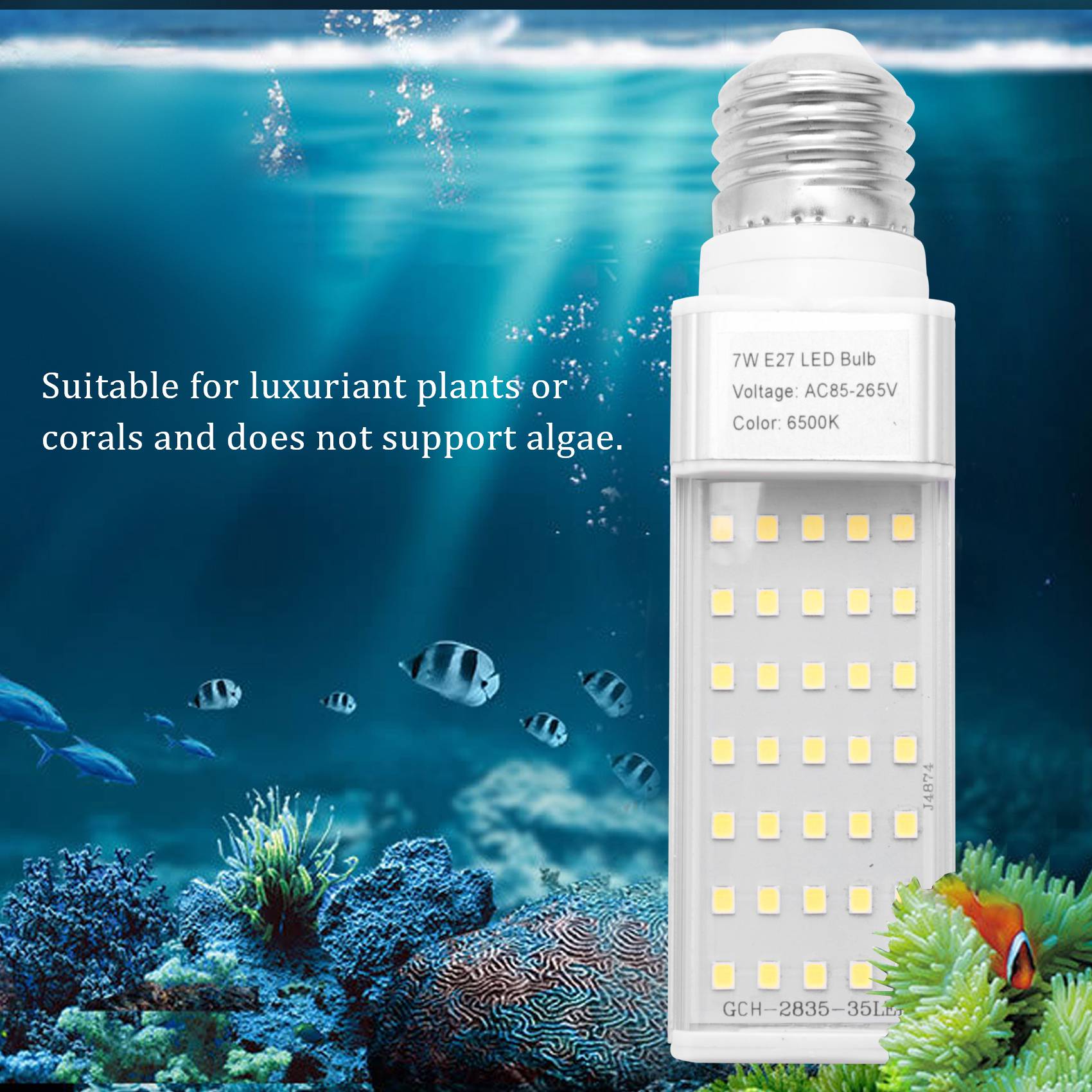 مصباح LED A56P-Fishpod أبيض لن - مراجعة Aquarium Plant Growing وسعره