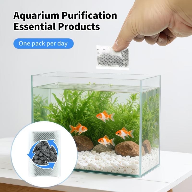 10/20/40 قطعة أكياس كربون نشط  - مراجعة Planted Aquarium Media وسعره
