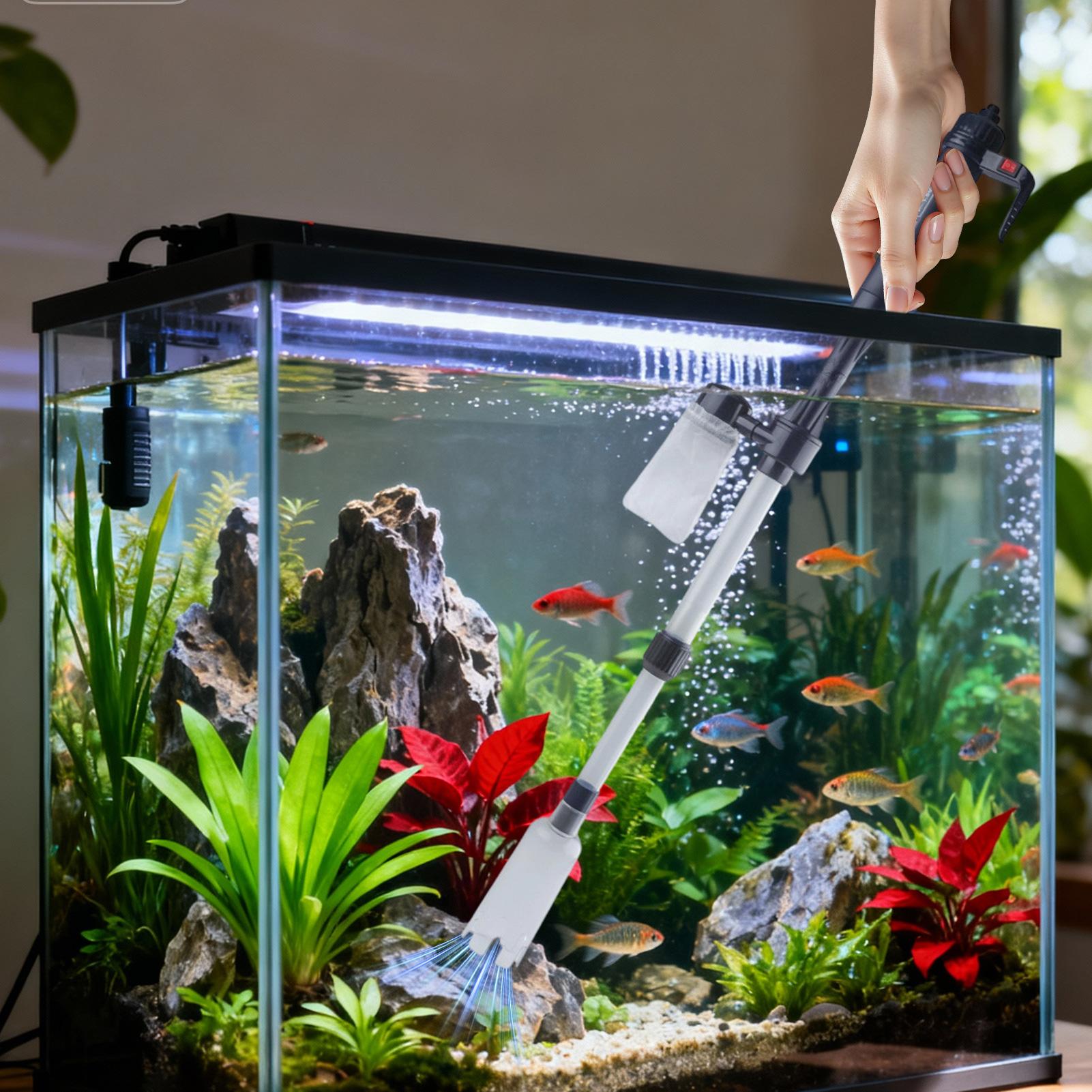 منظف حصى حوض السمك بالشفط، أدا - مراجعة Planted Aquarium Cleaning وسعره