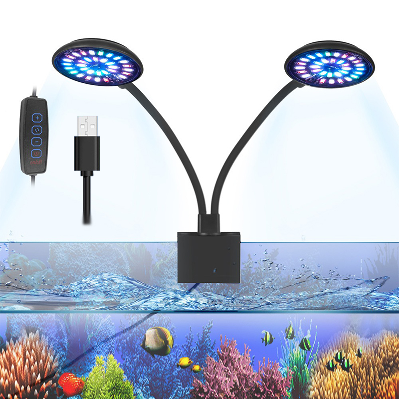 USB حوض السمك مصباح ليد خزان ا - مراجعة Aquarium Plant Growing وسعره