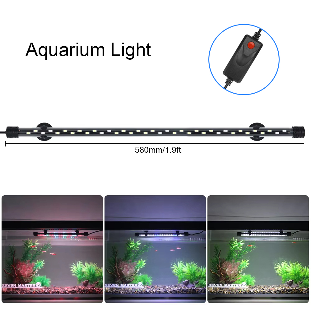 58 سنتيمتر حوض السمك ضوء LED ن - مراجعة Aquarium Plant Iron وسعره