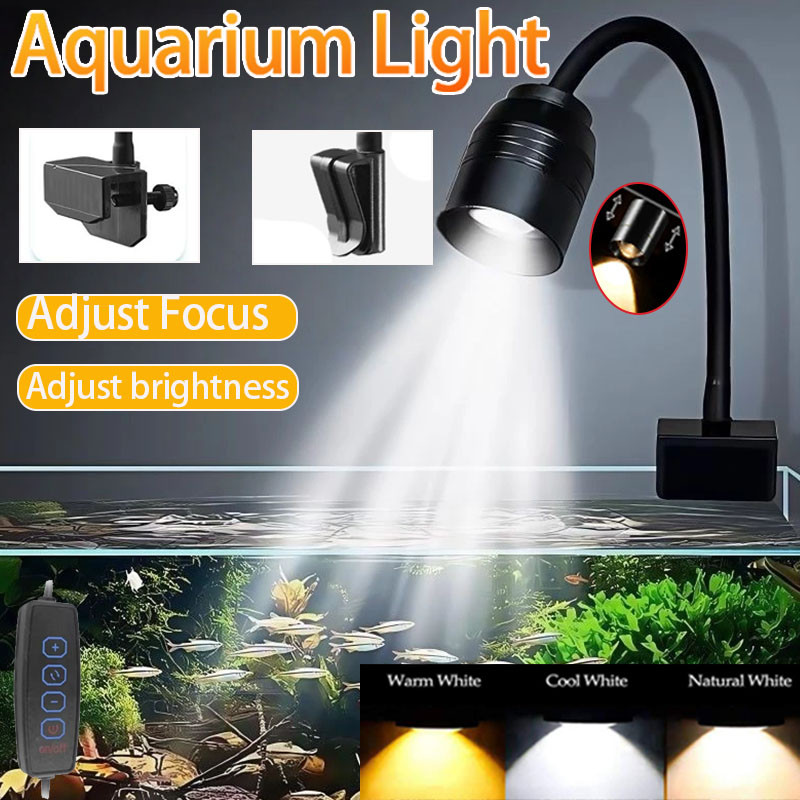 USB حوض السمك ضوء نباتات الإضا - مراجعة Aquarium Plant Iron وسعره