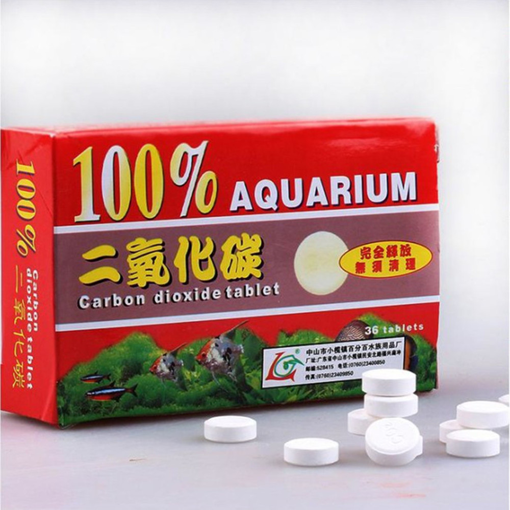 36 قطعة/صندوق CO2 اللوحي ثاني  - مراجعة Aquarium Plant Nutrients وسعره